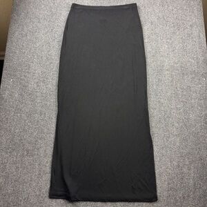 Vintage Lauren Ralph Lauren Skirt Medium Petite Black Pencil Maxi Casual